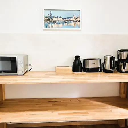 Διαμέρισμα Apartmenthaus Landeskrone Dresden Fuer Gruppen Bis 20 Personen, 2 Wohnungen, Sauna, Dachterrasse & Garten *