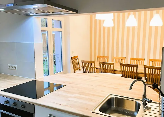 Apartmenthaus Landeskrone Dresden Fuer Gruppen Bis 20 Personen, 2 Wohnungen, Sauna, Dachterrasse & Garten Διαμέρισμα Δρέσδη