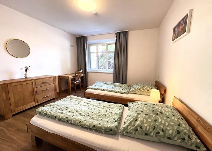 Διαμέρισμα Apartmenthaus Landeskrone Dresden Fuer Gruppen Bis 20 Personen, 2 Wohnungen, Sauna, Dachterrasse & Garten