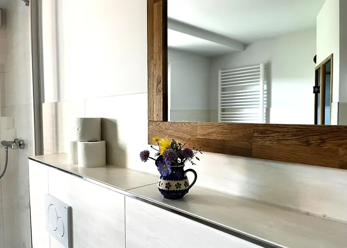 Διαμέρισμα Apartmenthaus Landeskrone Dresden Fuer Gruppen Bis 20 Personen, 2 Wohnungen, Sauna, Dachterrasse & Garten