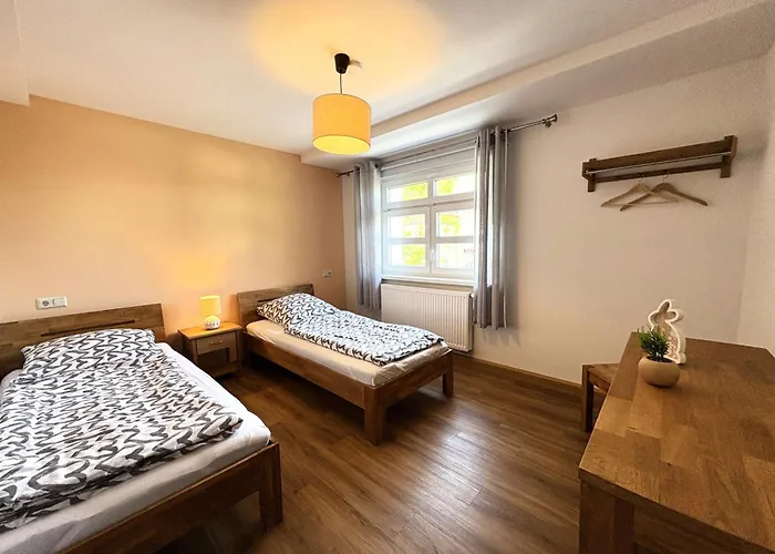 Apartmenthaus Landeskrone Dresden Fuer Gruppen Bis 20 Personen, 2 Wohnungen, Sauna, Dachterrasse & Garten Διαμέρισμα