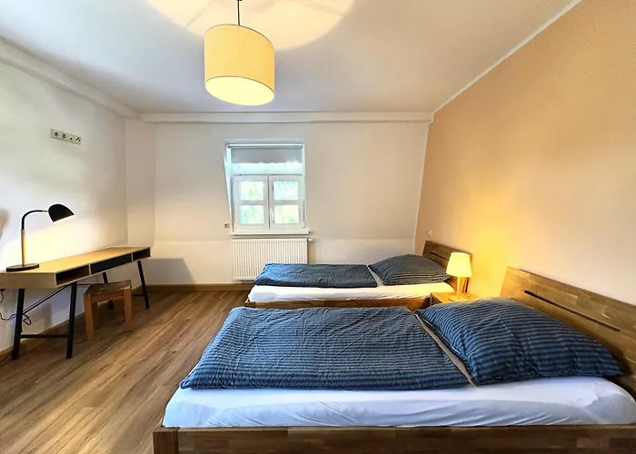 Apartmenthaus Landeskrone Dresden Fuer Gruppen Bis 20 Personen, 2 Wohnungen, Sauna, Dachterrasse & Garten Διαμέρισμα Δρέσδη