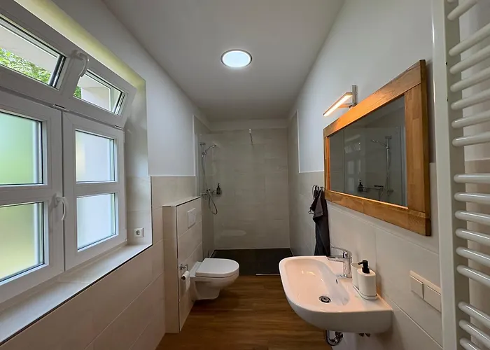 아파트 Apartment-haus Landeskrone 드레스덴